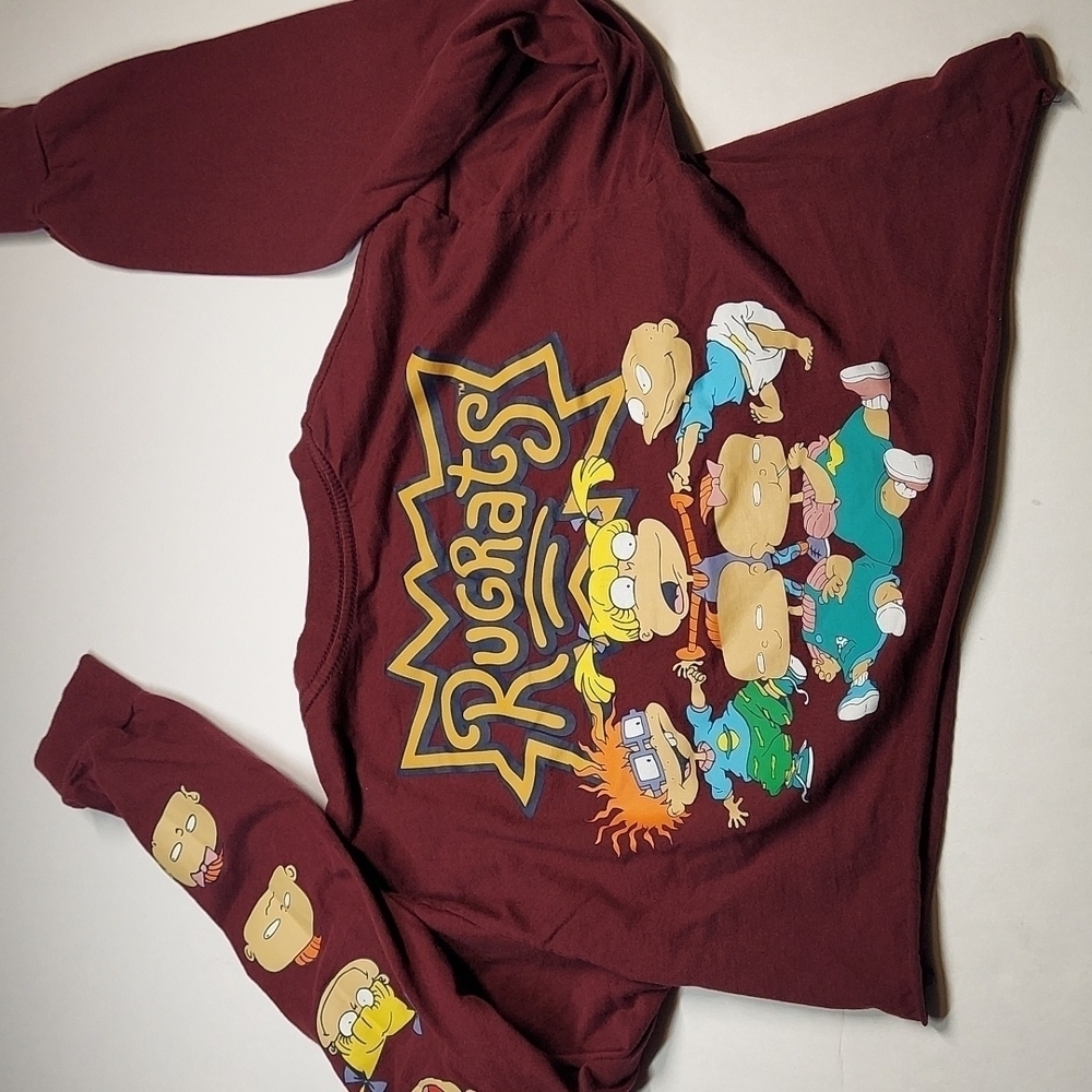 Vintage Tees - Rugrats Long Sleeve Crop Tee Size Small - Picture 7 of 9